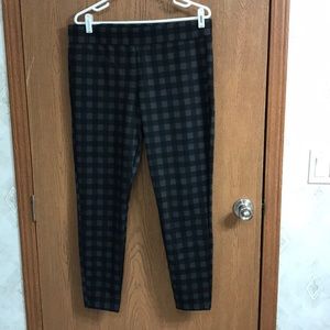 Maurice’s plaid stretch skinny ankle pant